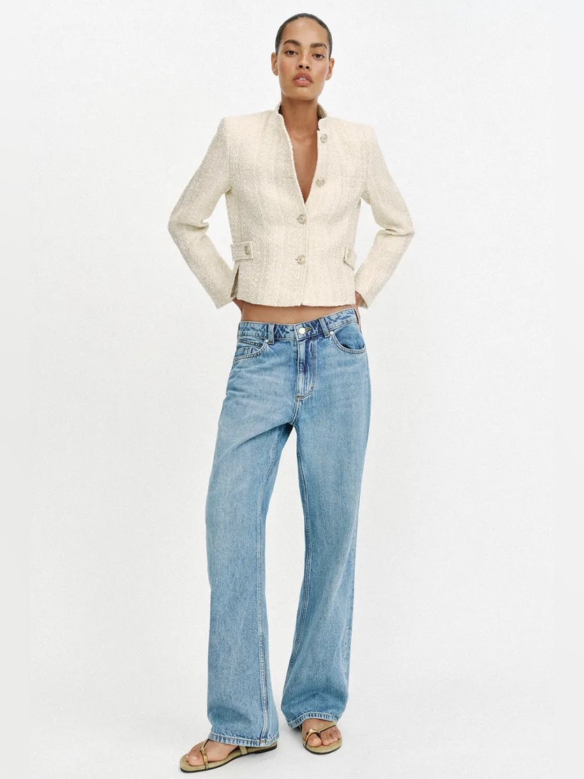 Tweed Design Creme Jacket